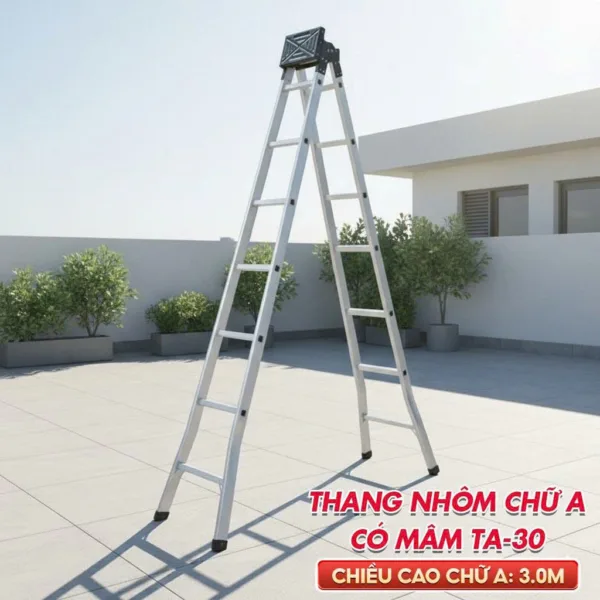 Thang nhôm chữ A phổ thông TA30 (3m)