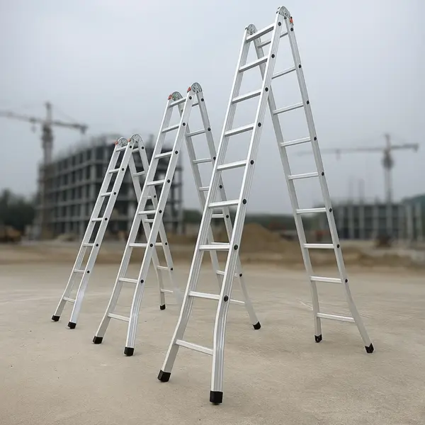 Thang Nhôm Chữ A Chốt Khoá Tự Động Loại Dày Tốt Nhẹ Chiều Cao Từ 1.5m, 2.0m, 2.5m, 3.0m