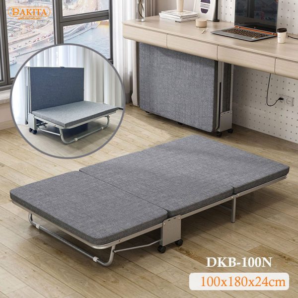 [Rộng 1M] Giường Ngủ DAKITA DKB-100N - Giường Ngủ Có Nệm Gấp Gọn Đa Năng