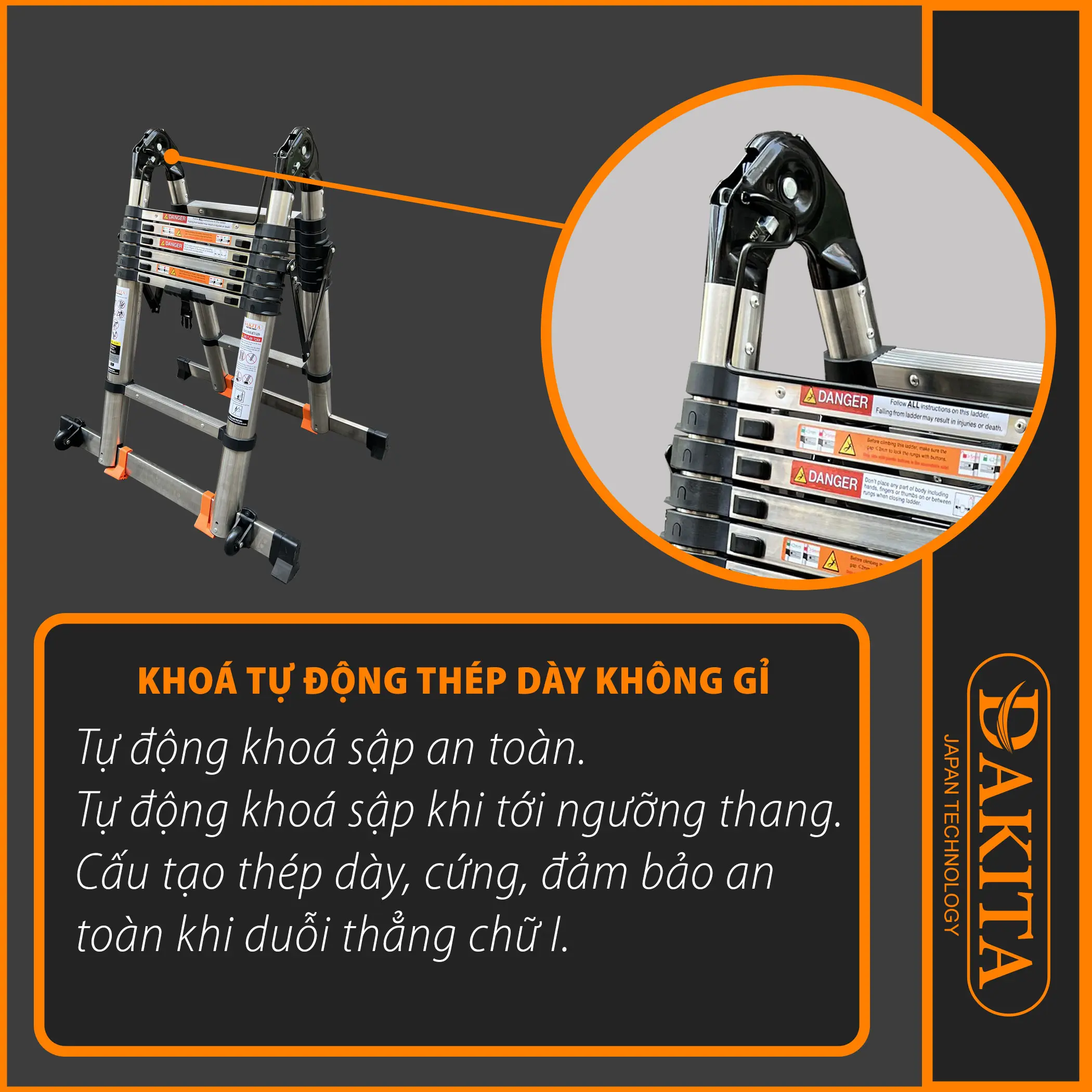 CHỐT-KHOÁ-SẬP thang AI