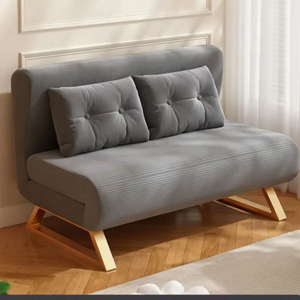 Ghế Sofa Ngủ Vải Nhung Chân Thép Hiệu Dakita Chiều Rộng Từ 73cm, 93cm, 113cm, 120cm, 150cm
