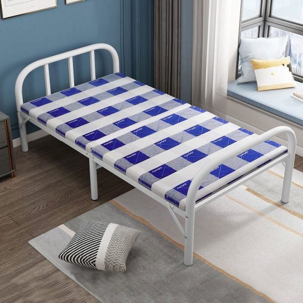 Giường Ngủ Có Nệm Gấp Gọn DAKITA DKN-800 Màu Caro Xanh