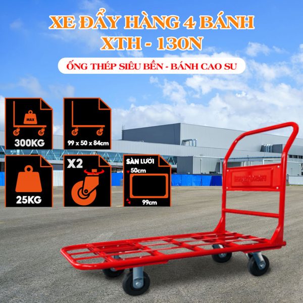 Xe Đẩy Hàng Phong Thạnh XTH 130N Tải 300kg