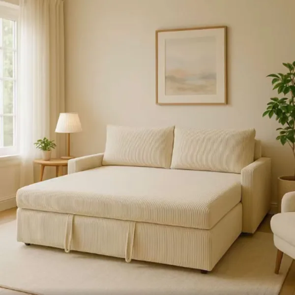 Ghế Sofa Ngủ Vải Nhung Nệm Dày Êm Ái Hiệu Dakita Chiều Rộng Từ 100cm, 120cm, 140cm, 160cm, 180cm