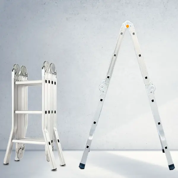 Thang Nhôm Gấp 4 Đoạn DAKITA [Thang Nhẹ, Nhôm Dày, Thang Đa Năng Linh Hoạt Nhiều Kiểu Dáng