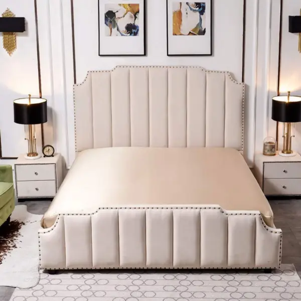 [Bọc Nệm Theo Yêu Cầu] Giường Ngủ Bọc Nệm DAKITA Phong Cách Sang Trọng