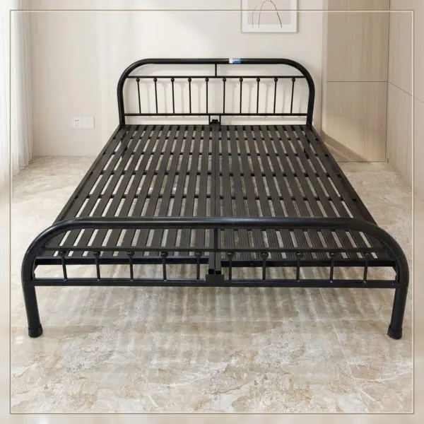 [Đa Dạng Kích Thước] Giường Sắt Ống Tròn DAKITA DKGX-1000 Trắng Kem