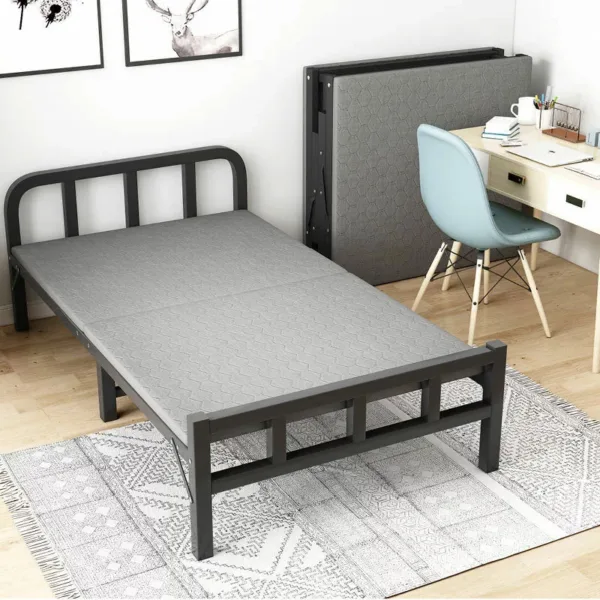 [Rộng 0.8m, 1m, 1.2m, 1.4m] Giường Ngủ Có Nệm Gấp Gọn DAKITA DKN-803D Giá Rẻ