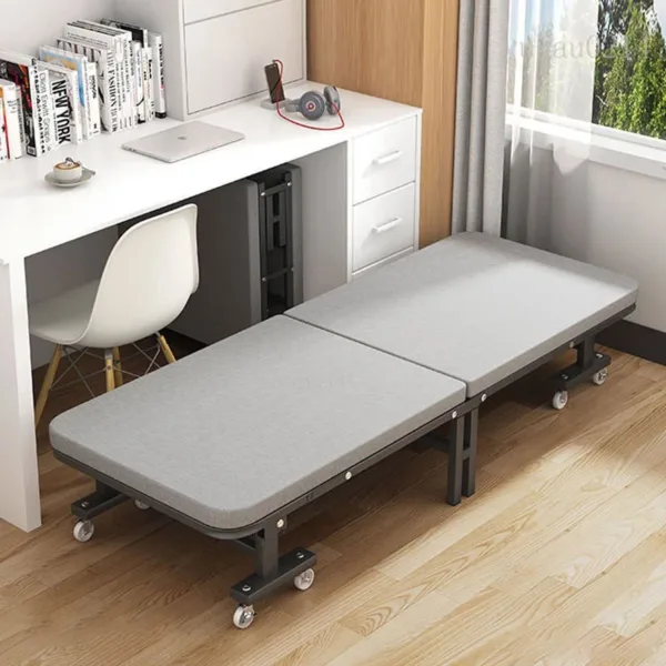 Giường Ngủ Có Nệm Gấp Gọn Loại 2 Đoạn Có Bánh Xe Hiệu Dakita Chiều Rộng Từ 60cm, 70cm, 80cm, 90cm, 100cm